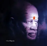 Painting of Sai Baba by Sunil Shegaonkar