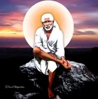 Painting of Sai Baba by Sunil Shegaonkar