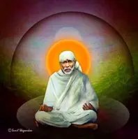 Painting of Sai Baba by Sunil Shegaonkar