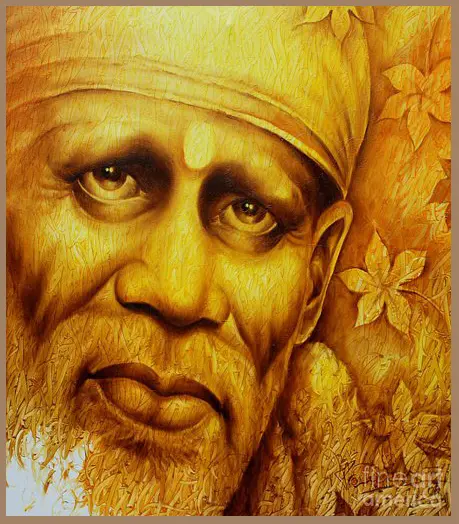 Painting of Sai Baba by Prince Chand